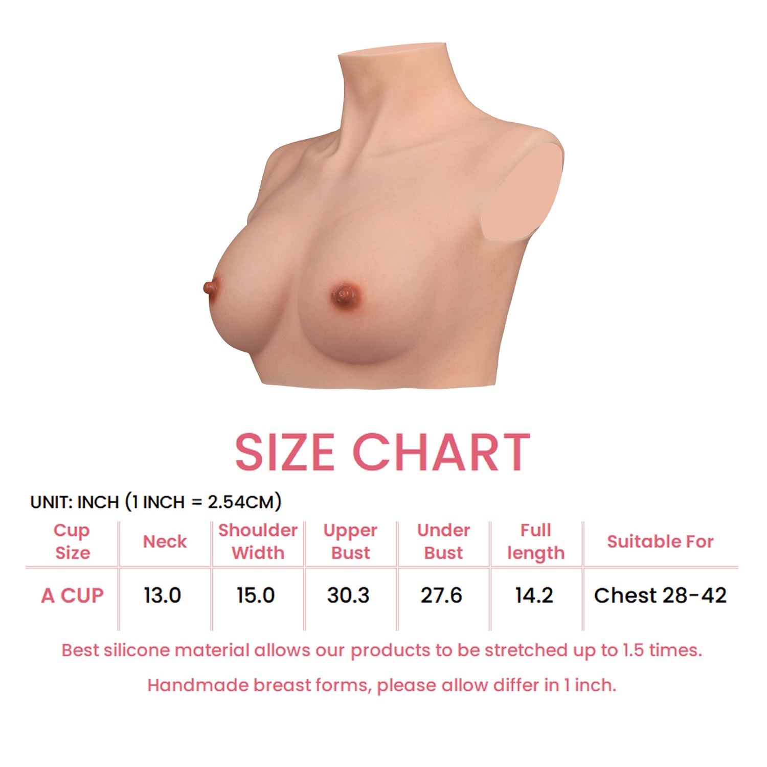 A Cup Upgraded Breast Forms