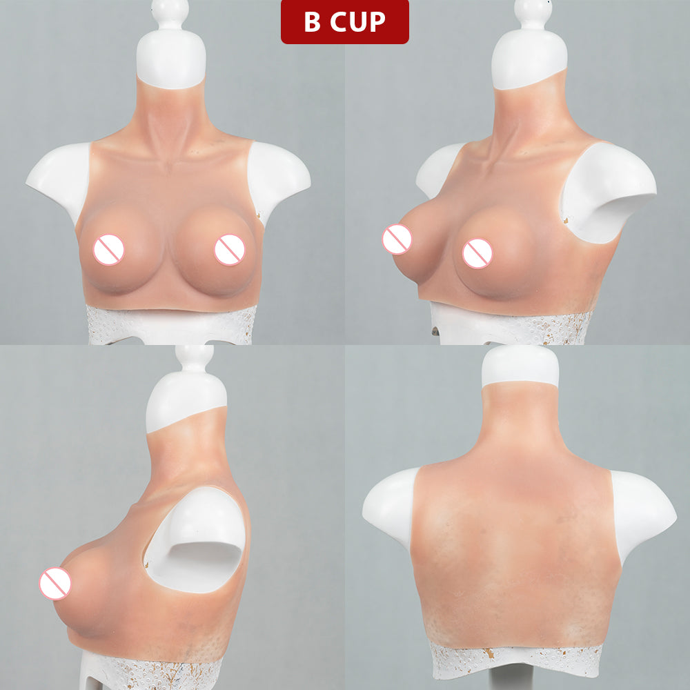 Plastron en silicone pour débutantes, du B Cup au G Cup