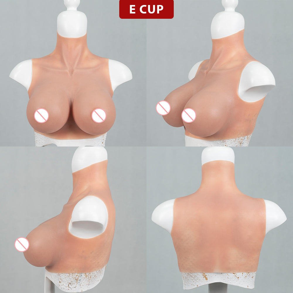 Plastron en silicone pour débutantes, du B Cup au G Cup