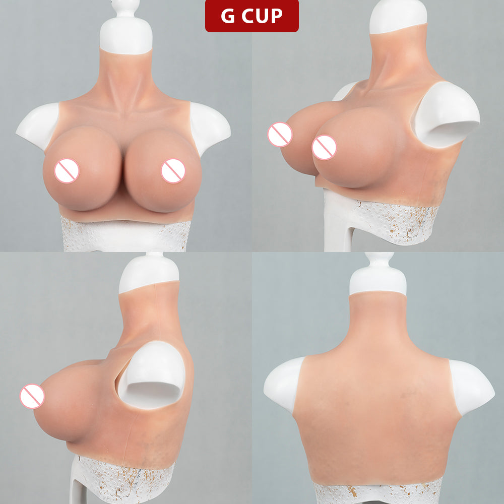 Plastron en silicone pour débutantes, du B Cup au G Cup