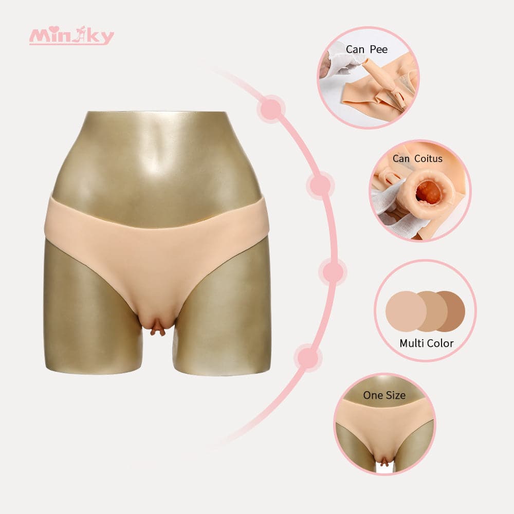 Vagina Triangle Briefs 1G for Crossdresser
