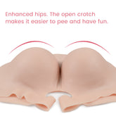 Silicone Open-crotch Pants 1G for Crossdresser