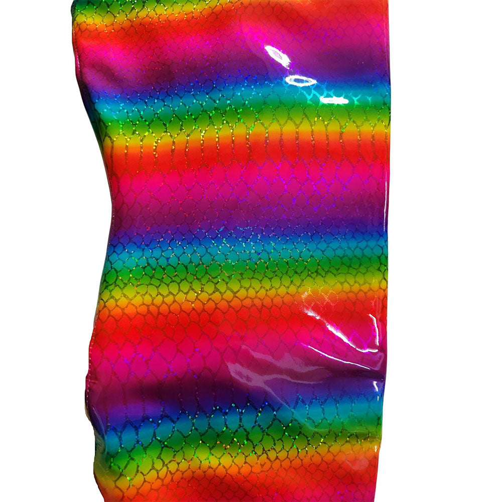 Rainbow 7.5 in Super High Heel Boot for Crossdresser
