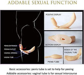 C-E Cup Full Bodysuit with Sleeve 4G for Crossdresser