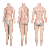 C Cup Silicone Bodysuit with Sleeves for Crossdresser