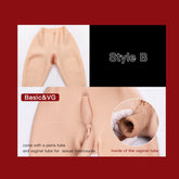 Half-length Silicone Vaginal Pants Hip-enhancer 8G for Crossdresser