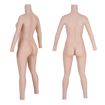 C-E Cup Airbag Filled Silicone Bodysuit with Capillaries 8G