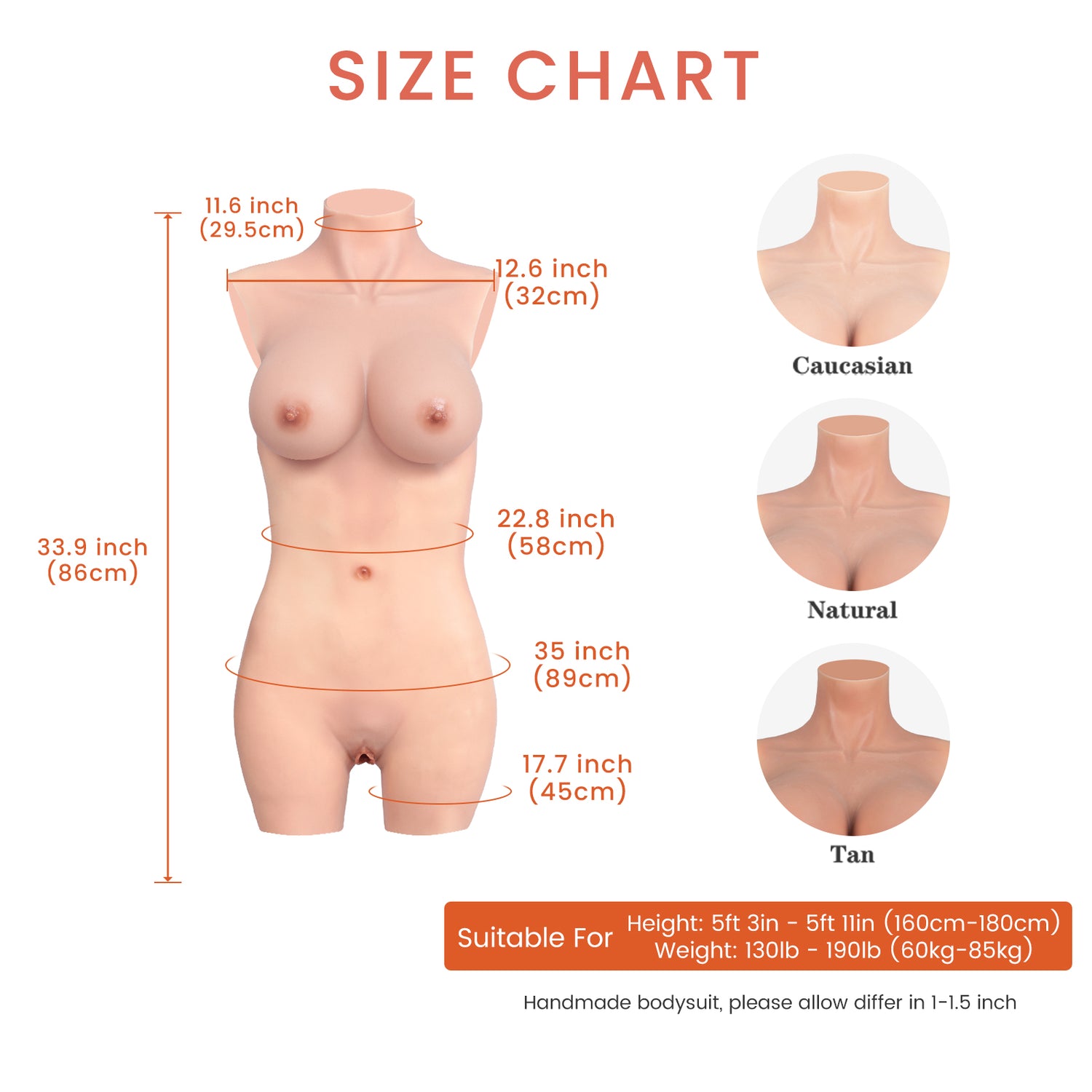 C D E Cup Liquid Silicone Breast Vagina Bodysuit For Crossdresser Ladyboy  Fake Swimsuit Croset