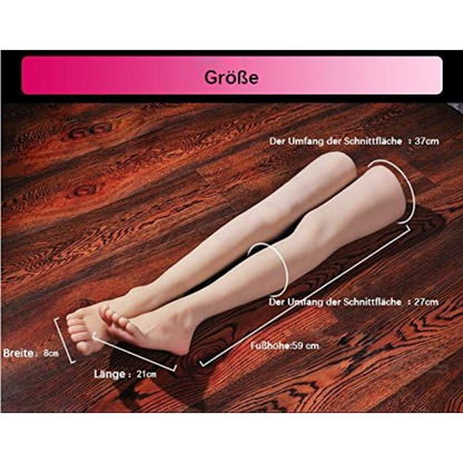 Silicone Foot Female Display Feet Model Mannequin Jewelry Shoes Sock Nail Display 36L