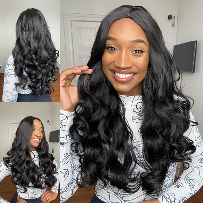 Wig Long Curly Synthetic Hair