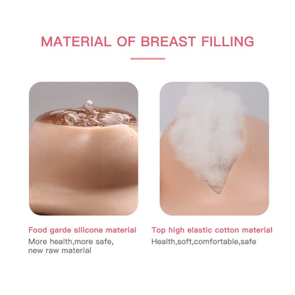 Larger Size B-H Cup Silicone Fill Breast Forms 7G for Crossdresser